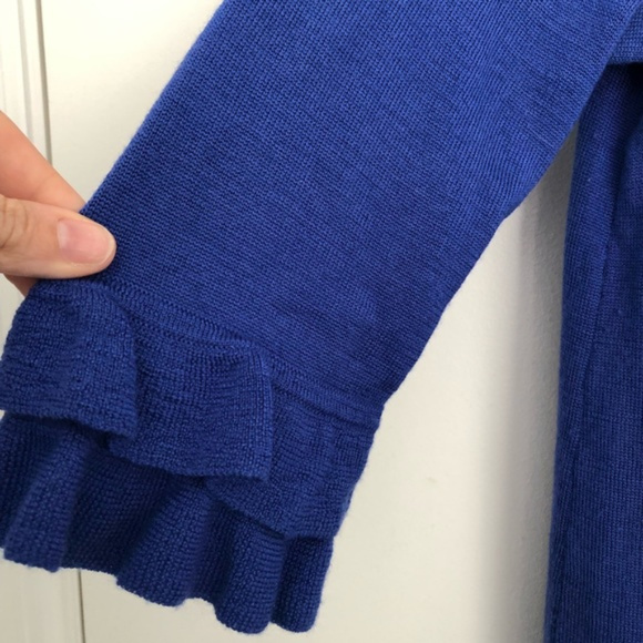 Lilly Pulitzer Blue Ruffle Sleeve Dress - Picture 3 of 5